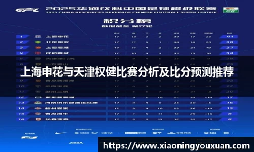 上海申花与天津权健比赛分析及比分预测推荐